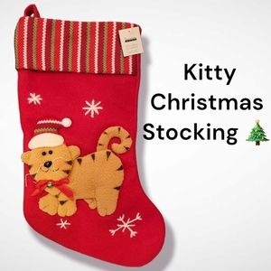 NWT Kitty Cat Christmas Stocking